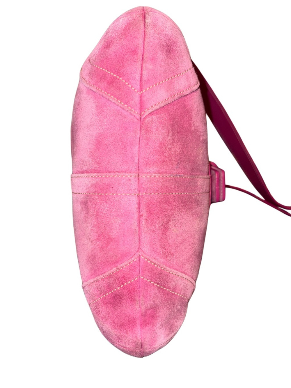 Coach Vintage 2005 Soho Flap Suede Convertible Crossbody in Pink 9482 - Picture 7 of 10